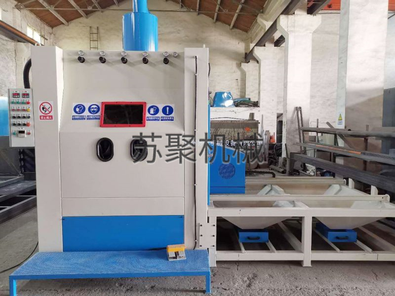 手動(dòng)臺(tái)車轉(zhuǎn)盤噴砂機(jī)