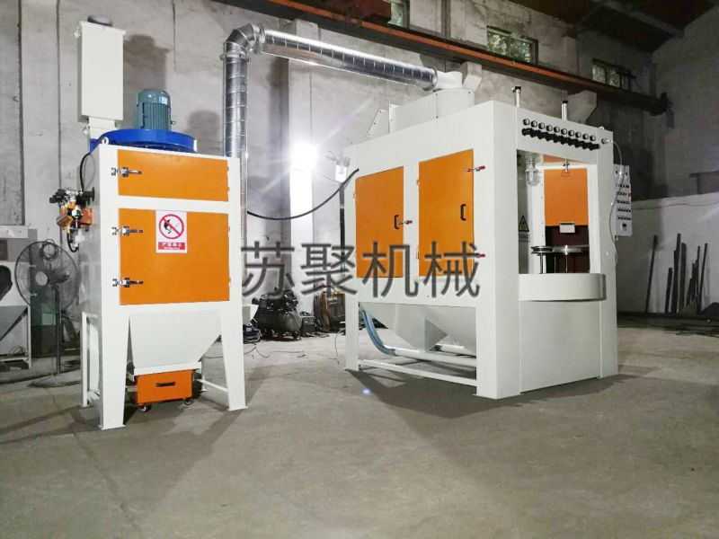 8工位間歇式自動(dòng)轉(zhuǎn)盤噴砂機(jī)